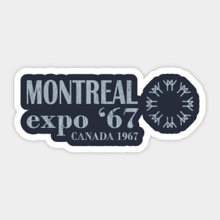 Montreal Expo '67 - Canada Sticker